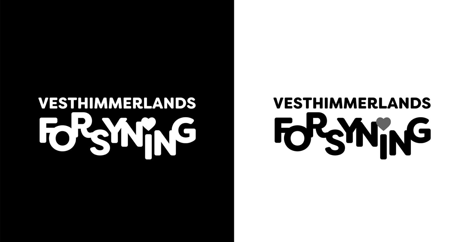 Det lyserøde logo i Vesthimmerland